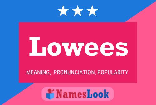 Lowees Name Poster