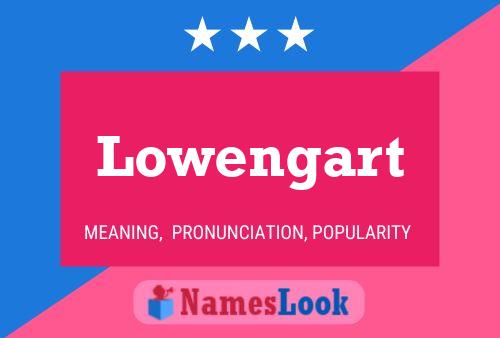 Lowengart Name Poster