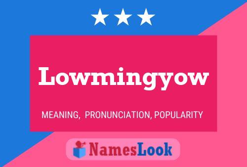 Lowmingyow Name Poster