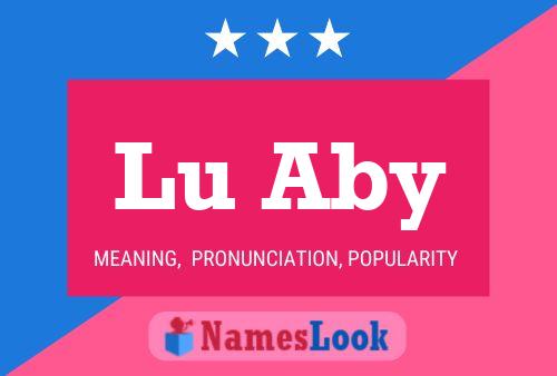 Lu Aby Name Poster