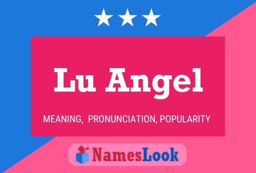 Lu Angel Name Poster