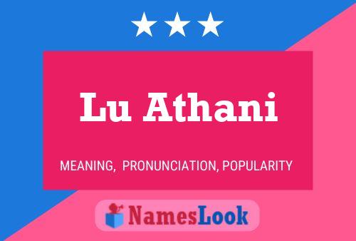 Lu Athani Name Poster