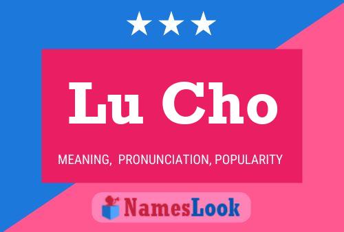 Lu Cho Name Poster