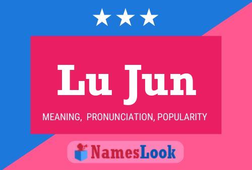 Lu Jun Name Poster