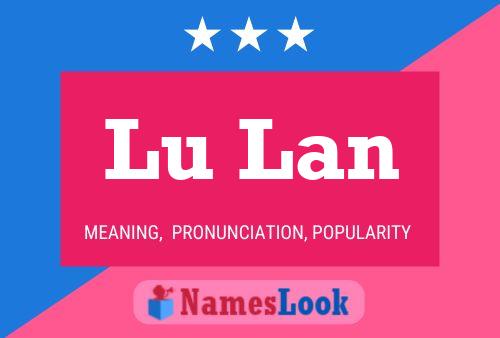 Lu Lan Name Poster