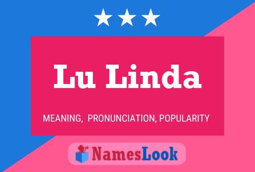 Lu Linda Name Poster