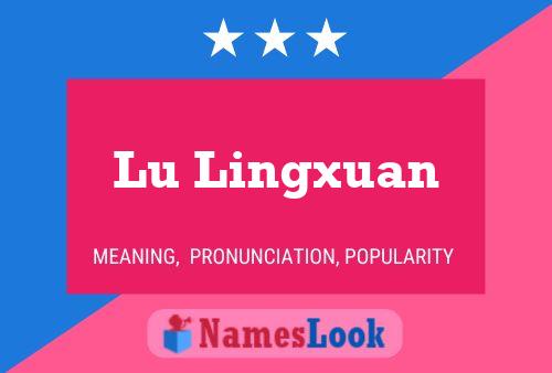 Lu Lingxuan Name Poster