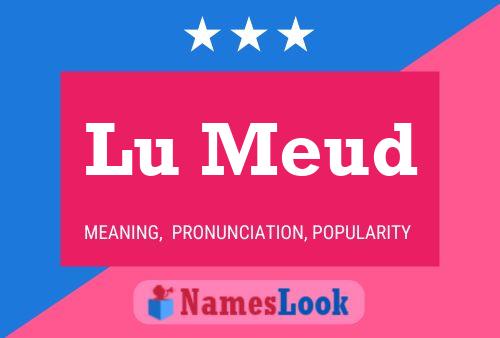 Lu Meud Name Poster