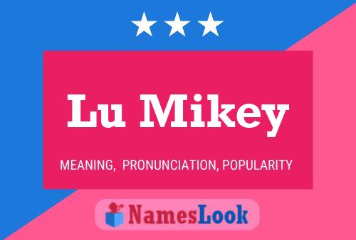 Lu Mikey Name Poster