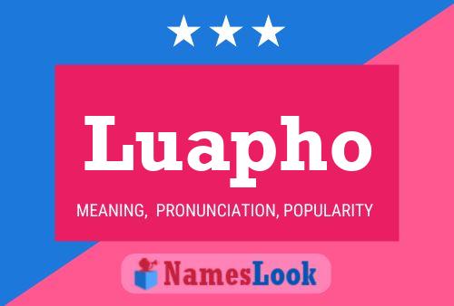 Luapho Name Poster