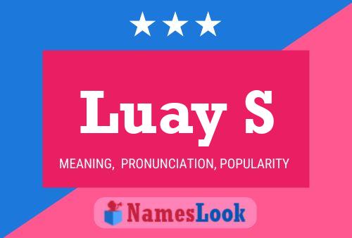 Luay S Name Poster