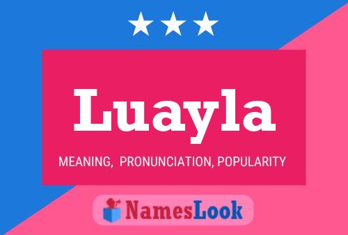 Luayla Name Poster