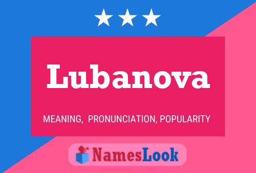 Lubanova Name Poster