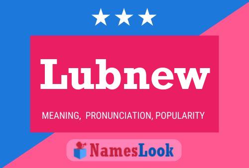 Lubnew Name Poster