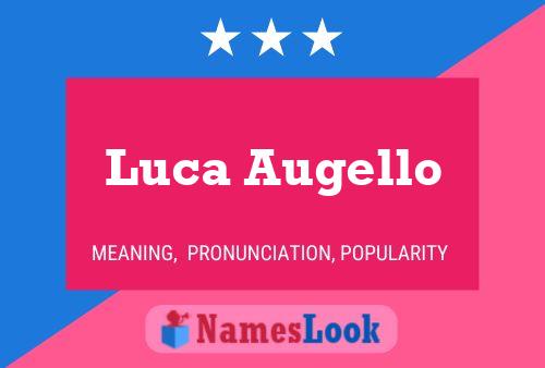 Luca Augello Name Poster