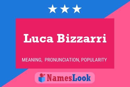 Luca Bizzarri Name Poster