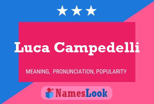 Luca Campedelli Name Poster