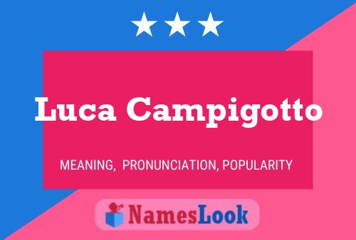 Luca Campigotto Name Poster