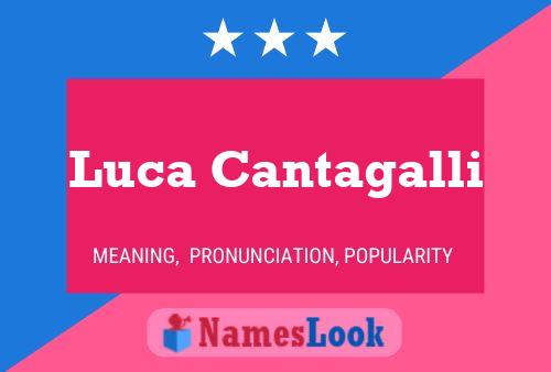 Luca Cantagalli Name Poster