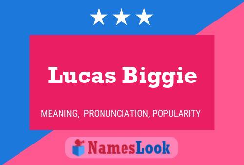 Lucas Biggie Name Poster