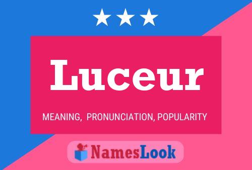 Luceur Name Poster