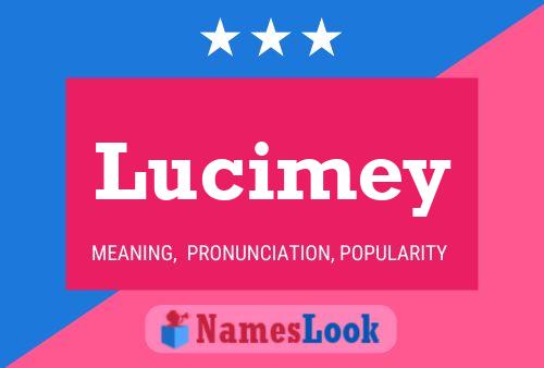 Lucimey Name Poster