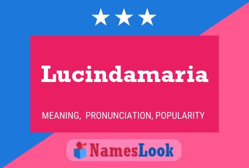 Lucindamaria Name Poster