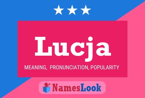 Lucja Name Poster