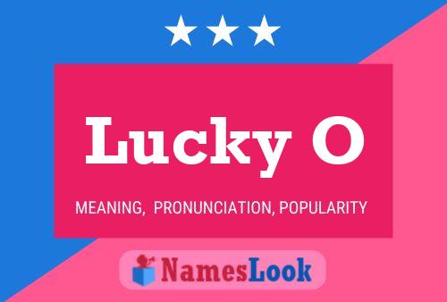 Lucky O Name Poster