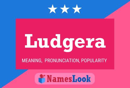 Ludgera Name Poster