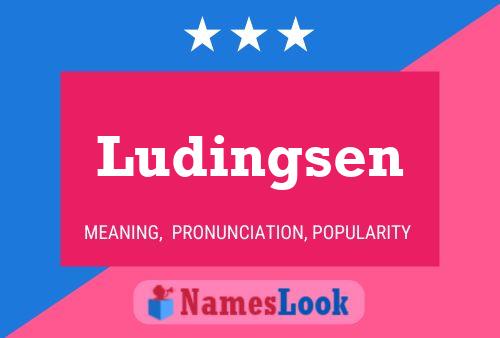 Ludingsen Name Poster