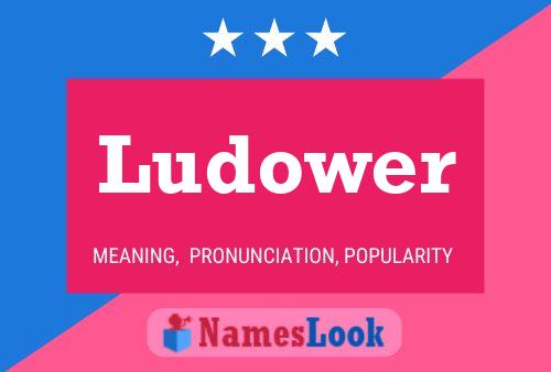 Ludower Name Poster