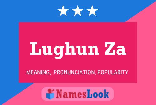 Lughun Za Name Poster