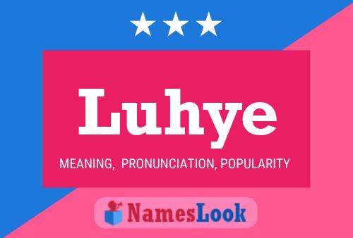 Luhye Name Poster