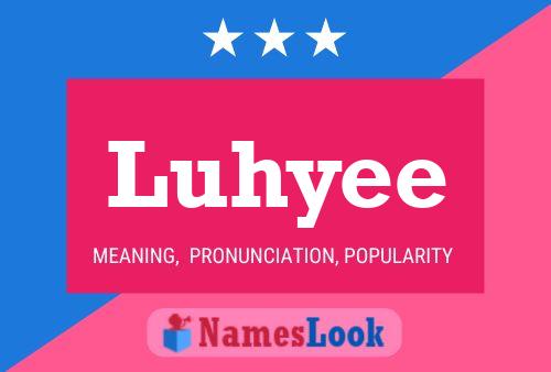 Luhyee Name Poster