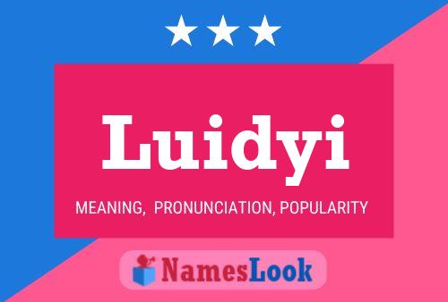 Luidyi Name Poster