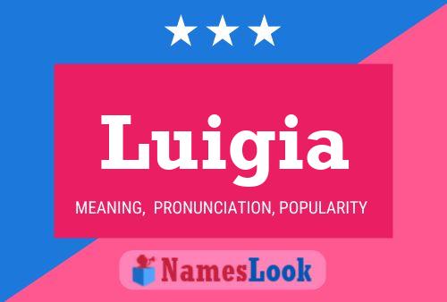 Luigia Name Poster