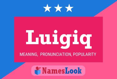 Luigiq Name Poster