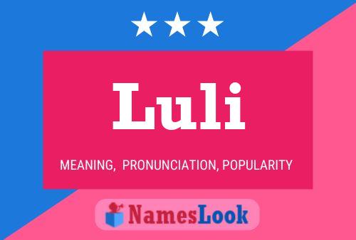 Luli Name Poster