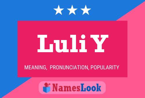 Luli Y Name Poster