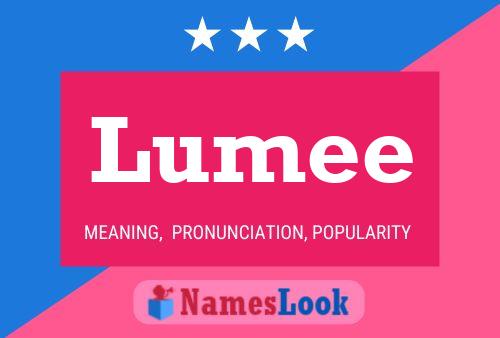 Lumee Name Poster