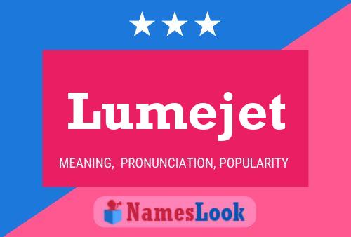 Lumejet Name Poster