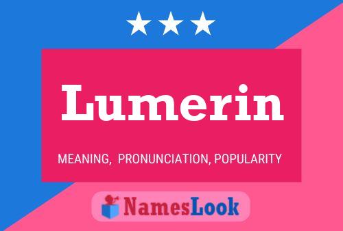 Lumerin Name Poster