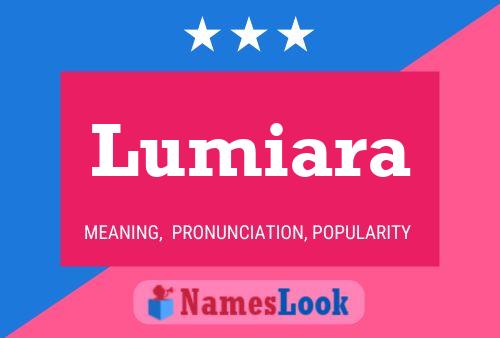 Lumiara Name Poster