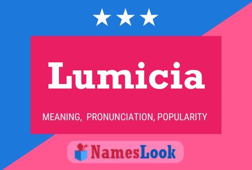 Lumicia Name Poster