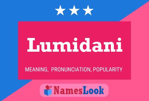 Lumidani Name Poster