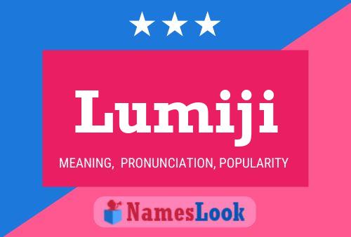 Lumiji Name Poster