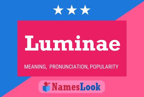 Luminae Name Poster