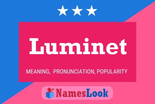 Luminet Name Poster