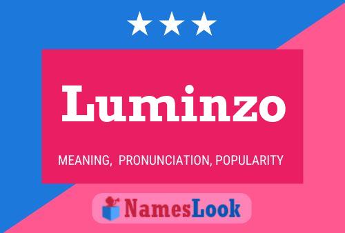 Luminzo Name Poster